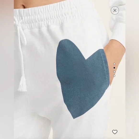 J. Crew Magic Rinse™ jogger pant with heart - Picture 2 of 4